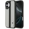 Etui BMW M Perforated Stripe Logo        MagSafe do iPhone 17 szary na NearMe.pl