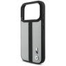 Etui BMW M Perforated Stripe Logo        MagSafe do iPhone 17 Pro szary na NearMe.pl