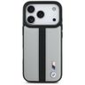 Etui BMW M Perforated Stripe Logo        MagSafe do iPhone 17 Pro szary na NearMe.pl