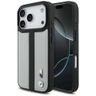 Etui BMW M Perforated Stripe Logo        MagSafe do iPhone 17 Pro szary na NearMe.pl