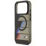 Etui BMW M IML Metal Buttons Tricolor    Lines MagSafe do iPhone 17 Pro Max czarny na NearMe.pl