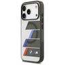 Etui BMW M IML Metal Buttons Tricolor    Lines MagSafe do iPhone 17 Pro Max antracyt na NearMe.pl