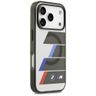 Etui BMW M IML Metal Buttons Tricolor    Lines MagSafe do iPhone 17 Pro Max antracyt na NearMe.pl
