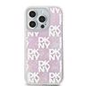 DKNY DKHCP15LLCPEPP iPhone 15 Pro6.1" różowy/pink hardcase Liquid Glitter Multilogo na NearMe.pl