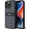 DKNY DKHCP14LPRTHSLK iPhone 14 Pro6.1" czarny/black hardcase Leather Mono Stripe & Metal Logo na NearMe.pl