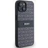 DKNY DKHCP15SPRTHSLK iPhone 15 / 14 / 136.1" czarny/black hardcase Leather Mono Stripe & Metal Logo na NearMe.pl