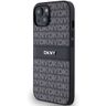DKNY DKHCP15MPRTHSLK iPhone 15 Plus /14 Plus 6.7" czarny/black hardcase Leather Mono Stripe & Metal Logo na NearMe.pl