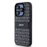 DKNY DKHCP15LPRTHSLK iPhone 15 Pro6.1" czarny/black hardcase Leather Mono Stripe & Metal Logo na NearMe.pl