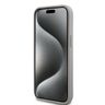 DKNY PU Leather Repeat Pattern Tonal Stripe Case for iPhone 15 Beige na NearMe.pl