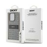 DKNY DKHCP15LPRTHSLE iPhone 15 Pro6.1" beżowy/beige hardcase Leather Mono Stripe & Metal Logo na NearMe.pl