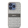 DKNY DKHCP15XPRTHSLE iPhone 15 Pro Max6.7" beżowy/beige hardcase Leather Mono Stripe & Metal Logo na NearMe.pl