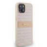 DKNY DKHCP14SPRTHSLP iPhone 14 / 15 / 136.1" różowy/pink hardcase Leather Mono Stripe & Metal Logo na NearMe.pl