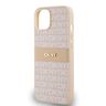 DKNY DKHCP14SPRTHSLP iPhone 14 / 15 / 136.1" różowy/pink hardcase Leather Mono Stripe & Metal Logo na NearMe.pl