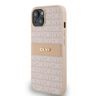 DKNY DKHCP14SPRTHSLP iPhone 14 / 15 / 136.1" różowy/pink hardcase Leather Mono Stripe & Metal Logo na NearMe.pl