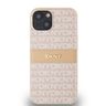DKNY DKHCP14SPRTHSLP iPhone 14 / 15 / 136.1" różowy/pink hardcase Leather Mono Stripe & Metal Logo na NearMe.pl