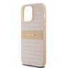 DKNY DKHCP14XPRTHSLP iPhone 14 Pro Max6.7" różowy/pink hardcase Leather Mono Stripe & Metal Logo na NearMe.pl