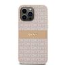 DKNY DKHCP14XPRTHSLP iPhone 14 Pro Max6.7" różowy/pink hardcase Leather Mono Stripe & Metal Logo na NearMe.pl