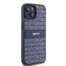 DKNY DKHCP15SPRTHSLB iPhone 15 / 14 / 136.1" niebieski/blue hardcase Leather Mono Stripe & Metal Logo na NearMe.pl