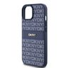 DKNY DKHCP15SPRTHSLB iPhone 15 / 14 / 136.1" niebieski/blue hardcase Leather Mono Stripe & Metal Logo na NearMe.pl