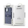 DKNY DKHCP15SPRTHSLB iPhone 15 / 14 / 136.1" niebieski/blue hardcase Leather Mono Stripe & Metal Logo na NearMe.pl