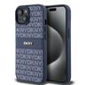 DKNY DKHCP15SPRTHSLB iPhone 15 / 14 / 136.1" niebieski/blue hardcase Leather Mono Stripe & Metal Logo na NearMe.pl