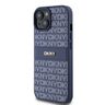 DKNY DKHCP15SPRTHSLB iPhone 15 / 14 / 136.1" niebieski/blue hardcase Leather Mono Stripe & Metal Logo na NearMe.pl