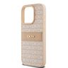 DKNY DKHCP15LPRTHSLP iPhone 15 Pro6.1" różowy/pink hardcase Leather Mono Stripe & Metal Logo na NearMe.pl