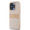 DKNY DKHCP15LPRTHSLP iPhone 15 Pro6.1" różowy/pink hardcase Leather Mono Stripe & Metal Logo na NearMe.pl
