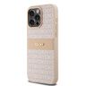 DKNY DKHCP15XPRTHSLP iPhone 15 Pro Max6.7" różowy/pink hardcase Leather Mono Stripe & Metal Logo na NearMe.pl