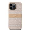DKNY DKHCP15XPRTHSLP iPhone 15 Pro Max6.7" różowy/pink hardcase Leather Mono Stripe & Metal Logo na NearMe.pl