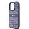DKNY DKHCP15LPRTHSLB iPhone 15 Pro6.1" niebieski/blue hardcase Leather Mono Stripe & Metal Logo na NearMe.pl