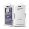 DKNY DKHCP15LPRTHSLB iPhone 15 Pro6.1" niebieski/blue hardcase Leather Mono Stripe & Metal Logo na NearMe.pl