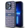DKNY DKHCP15LPRTHSLB iPhone 15 Pro6.1" niebieski/blue hardcase Leather Mono Stripe & Metal Logo na NearMe.pl
