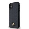 DKNY DKHMN61PSHRPSK iPhone 11 / Xr 6.1"czarny/black hardcase Leather Monogram Pattern Metal Logo MagSafe na NearMe.pl
