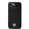 DKNY DKHMP13XPSHRPSK iPhone 13 Pro Max6.7" czarny/black hardcase Leather Pattern Metal Logo MagSafe na NearMe.pl