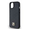 DKNY DKHMP14SPSHRPSK iPhone 14 / 15 / 13czarny/black hardcase Leather Monogram Pattern Metal Logo MagSafe na NearMe.pl