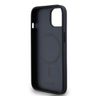 DKNY DKHMP14SPSHRPSK iPhone 14 / 15 / 13czarny/black hardcase Leather Monogram Pattern Metal Logo MagSafe na NearMe.pl