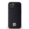 DKNY DKHMP14SPSHRPSK iPhone 14 / 15 / 13czarny/black hardcase Leather Monogram Pattern Metal Logo MagSafe na NearMe.pl