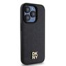 DKNY DKHMP15LPSHRPSK iPhone 15 Pro6.1" czarny/black hardcase Leather Pattern Monogram Metal Logo MagSafe na NearMe.pl