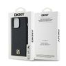 DKNY DKHMP14XPSHRPSK iPhone 14 Pro Max6.7" czarny/black hardcase Leather Monogram Pattern Metal Logo MagSafe na NearMe.pl