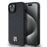 DKNY DKHMP15SPSHRPSK iPhone 15 / 14 / 136.1" czarny/black hardcase Leather Pattern Metal Logo MagSafe na NearMe.pl