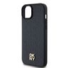 DKNY DKHMP15MPSHRPSK iPhone 15 Plus /14 Plus 6.7" czarny/black hardcase Leather Monogram Pattern Metal Logo MagSafe na NearMe.pl