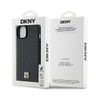 DKNY DKHMP15MPSHRPSK iPhone 15 Plus /14 Plus 6.7" czarny/black hardcase Leather Monogram Pattern Metal Logo MagSafe na NearMe.pl