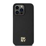 DKNY DKHMP15XPSHRPSK iPhone 15 Pro Max6.7" czarny/black hardcase Leather Monogram Pattern Metal Logo MagSafe na NearMe.pl