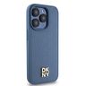 DKNY DKHMP15LPSHRPSB iPhone 15 Pro6.1" niebieski/blue hardcase Leather Monogram Pattern Metal Logo MagSafe na NearMe.pl