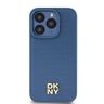 DKNY DKHMP15LPSHRPSB iPhone 15 Pro6.1" niebieski/blue hardcase Leather Monogram Pattern Metal Logo MagSafe na NearMe.pl