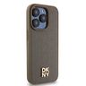 DKNY DKHMP14LPSHRPSW iPhone 14 Pro6.1" brązowy/brown hardcase Leather Pattern Metal Logo MagSafe na NearMe.pl