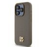 DKNY DKHMP15XPSHRPSW iPhone 15 Pro Max6.7" brown/brown hardcase Leather Pattern Metal Logo MagSafe na NearMe.pl