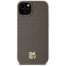 DKNY DKHMP15SPSHRPSW iPhone 15 / 14 / 136.1" brązowy/brown hardcase Leather Pattern Metal Logo MagSafe na NearMe.pl