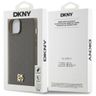 DKNY DKHMP15MPSHRPSW iPhone 15 Plus /14 Plus 6.7" brązowy/brown hardcase Leather Pattern Metal Logo MagSafe na NearMe.pl